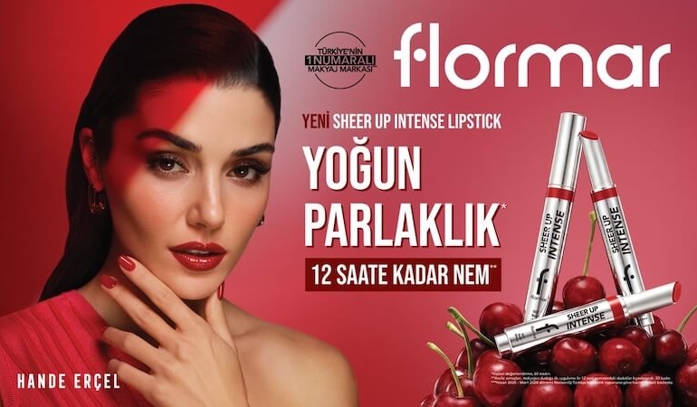 Hande Erçel'in Favori Ruju Sheer Up, Sheer Up Intense Lipstick Serisiyle Başarı Hikayesinde Yeni Bir Sayfa Açıyor!